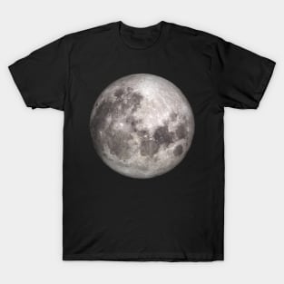 gray full moon up close photo NASA T-Shirt